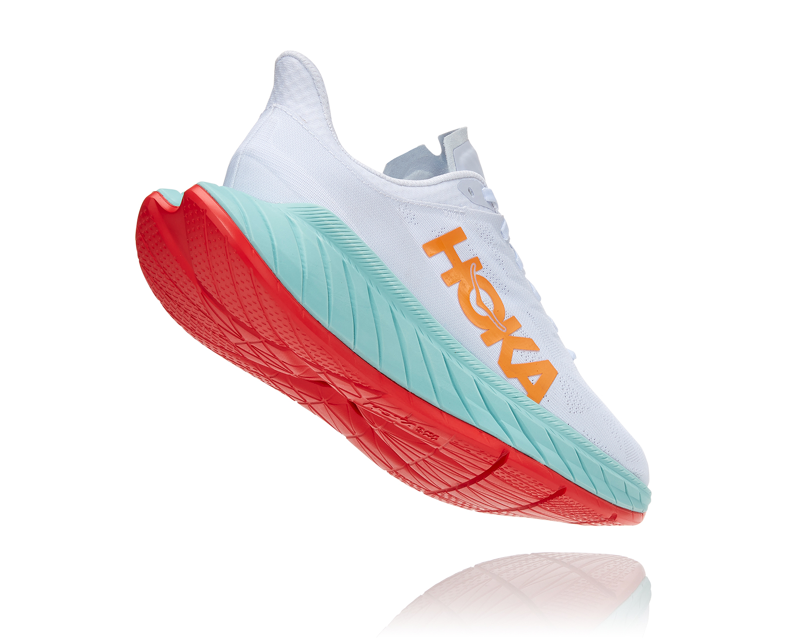 Hoka One One Carbon shops X2 (113526-LGHC) 'Luminary Green/Hot Coral' size 14