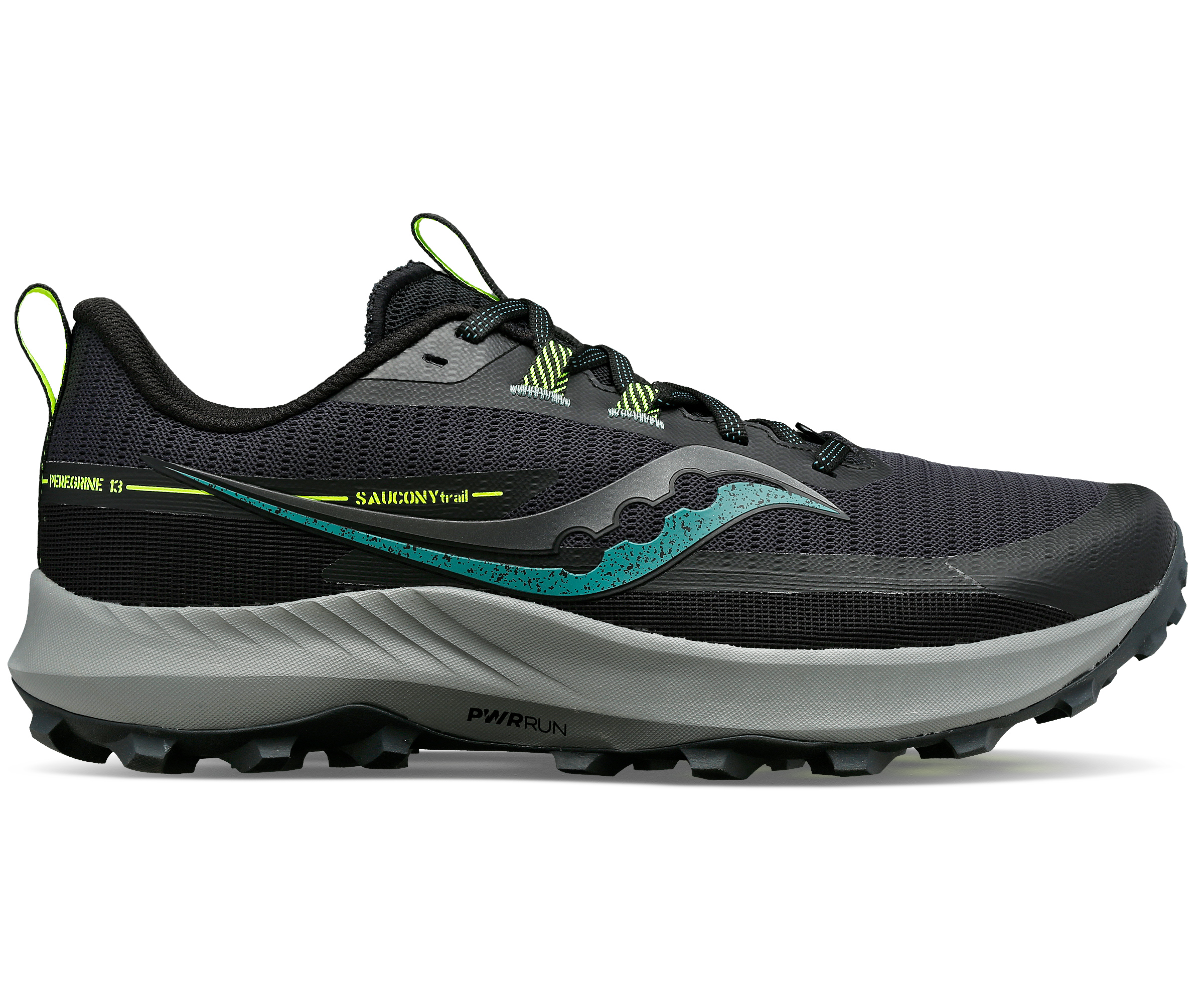 SAUCONY Mens Peregrine 13 Wood Fossil