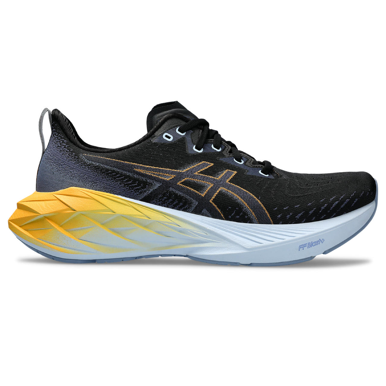 ASICS Mens Novablast 4 Black/Thunder Blue