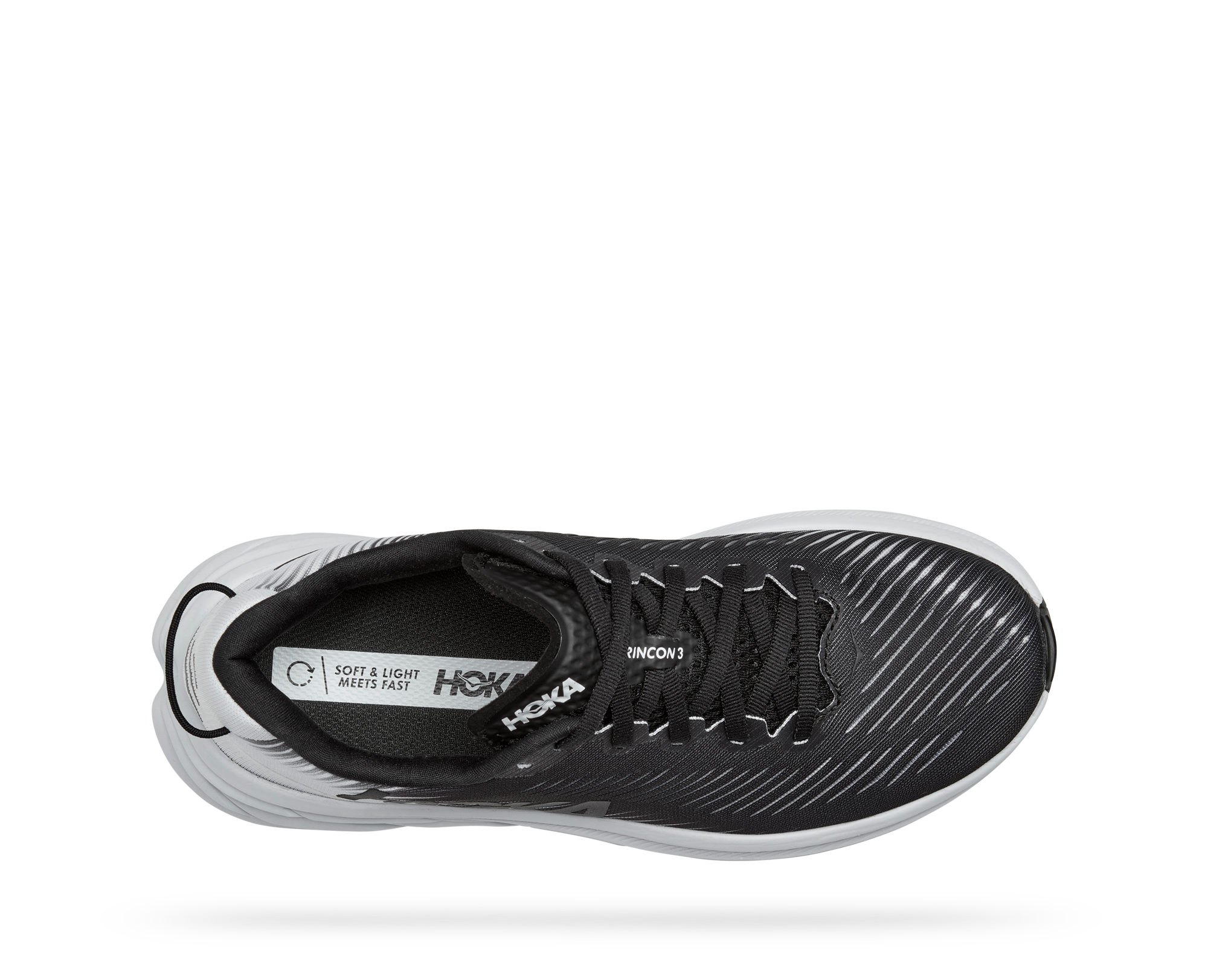 Hoka One One Womens Rincon 3 Black/White