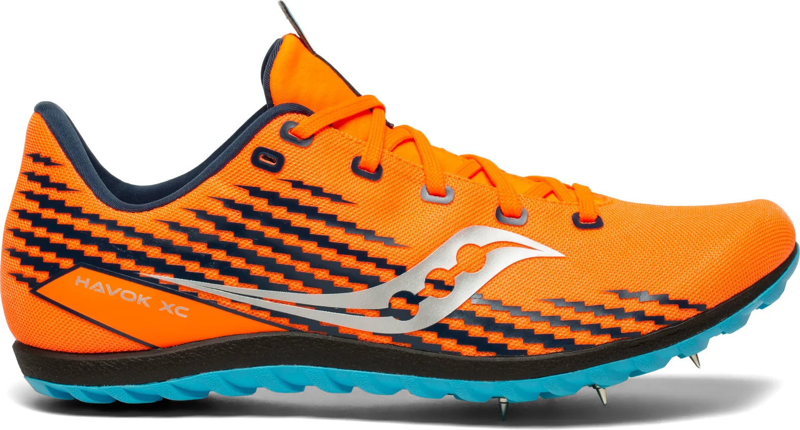 NEW SAUCONY men\'s havok xc3 shoe in white Saucony Men main image 4