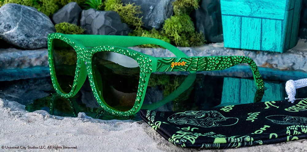 Goodr Black Lagoon Drip Green/Green