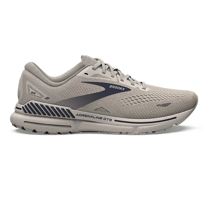 BROOKS Mens Adrenaline GTS 23 Crystal Grey/Surf the Web/Grey