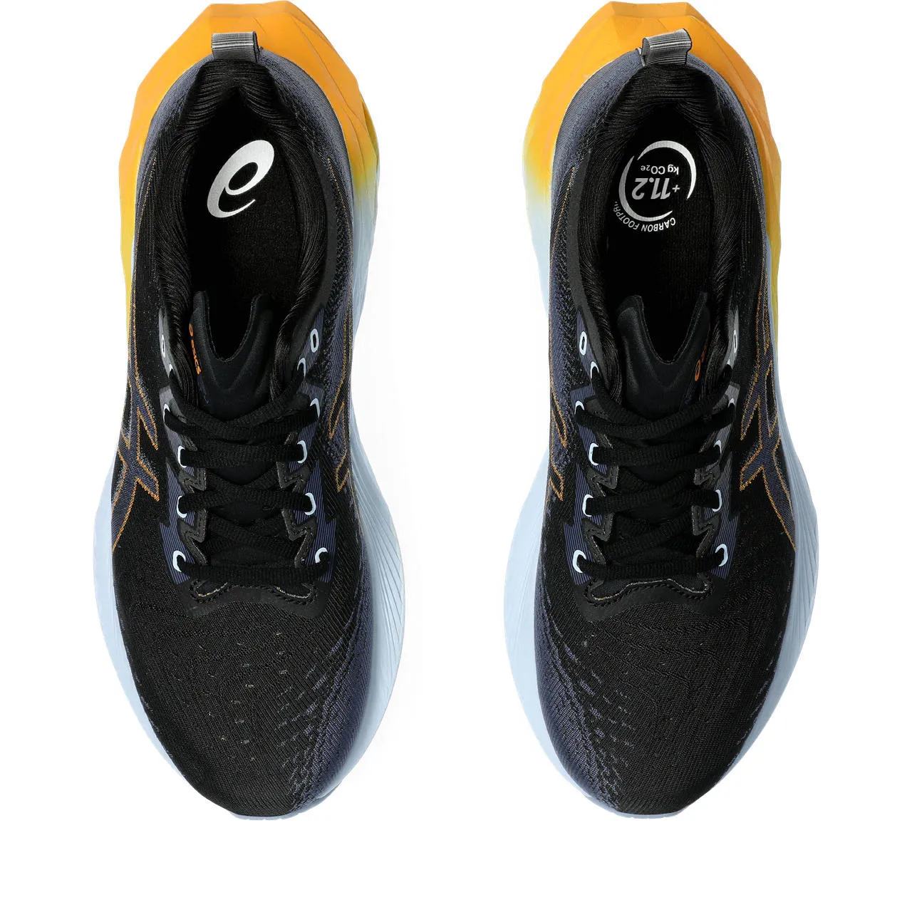 ASICS Mens Novablast 4 Black/Thunder Blue