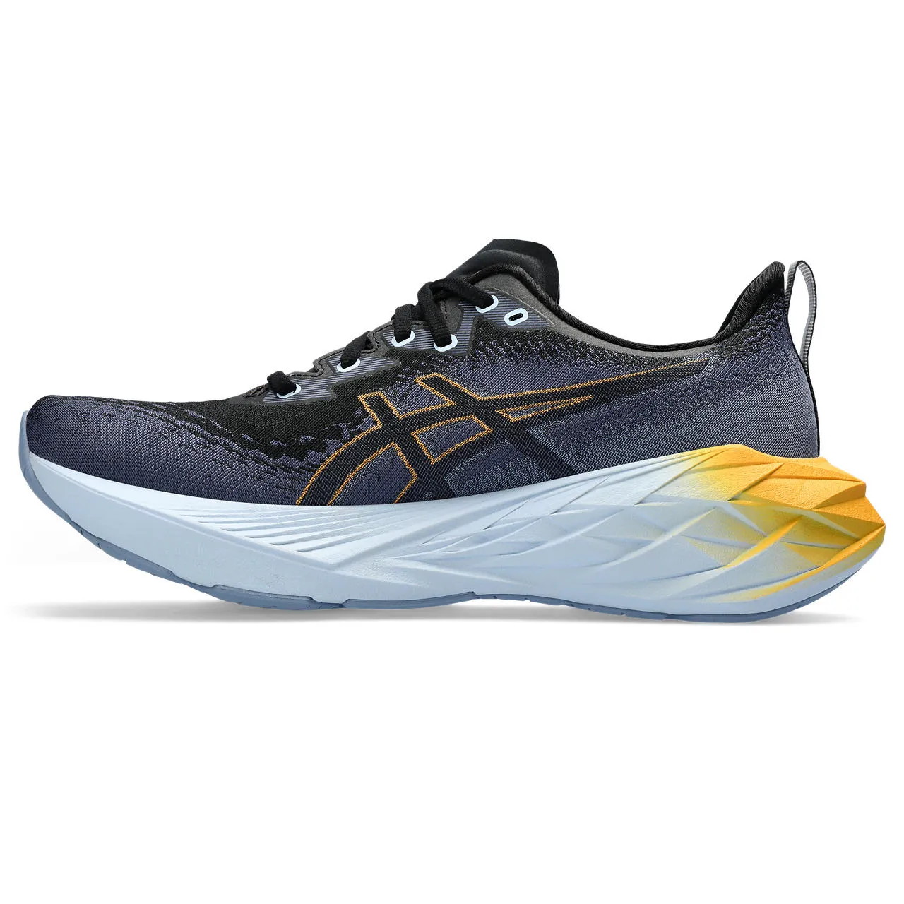 ASICS Mens Novablast 4 Black/Thunder Blue