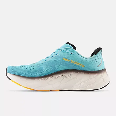 NEW BALANCE Mens Fresh Foam More V4 Summer Aqua/Black/Hot  display picture 3