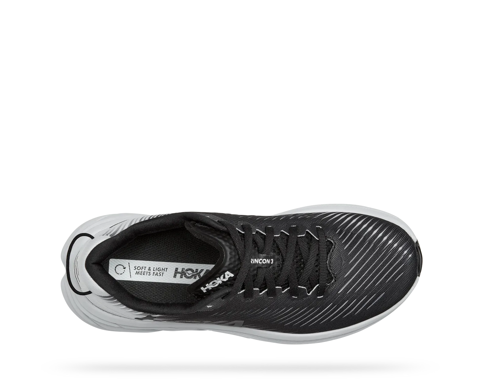 Hoka One One Womens Rincon 3 Black/White