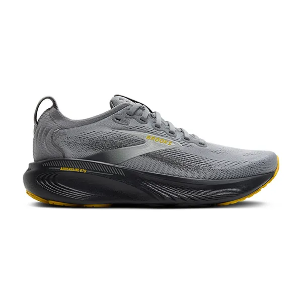 BROOKS Mens Adrenaline GTS 25 - 4E Wide Primer Grey/Ebony/Jasmin