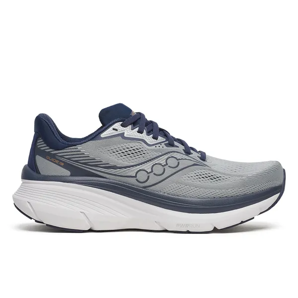 SAUCONY Mens Guide 19 - 2E Wide Fossil/Navy