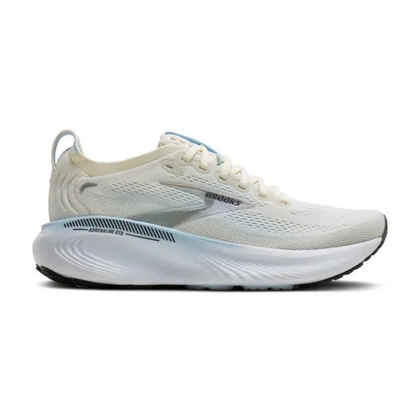 BROOKS Womens Adrenaline GTS 25 Star White/Nantucket/Chrome